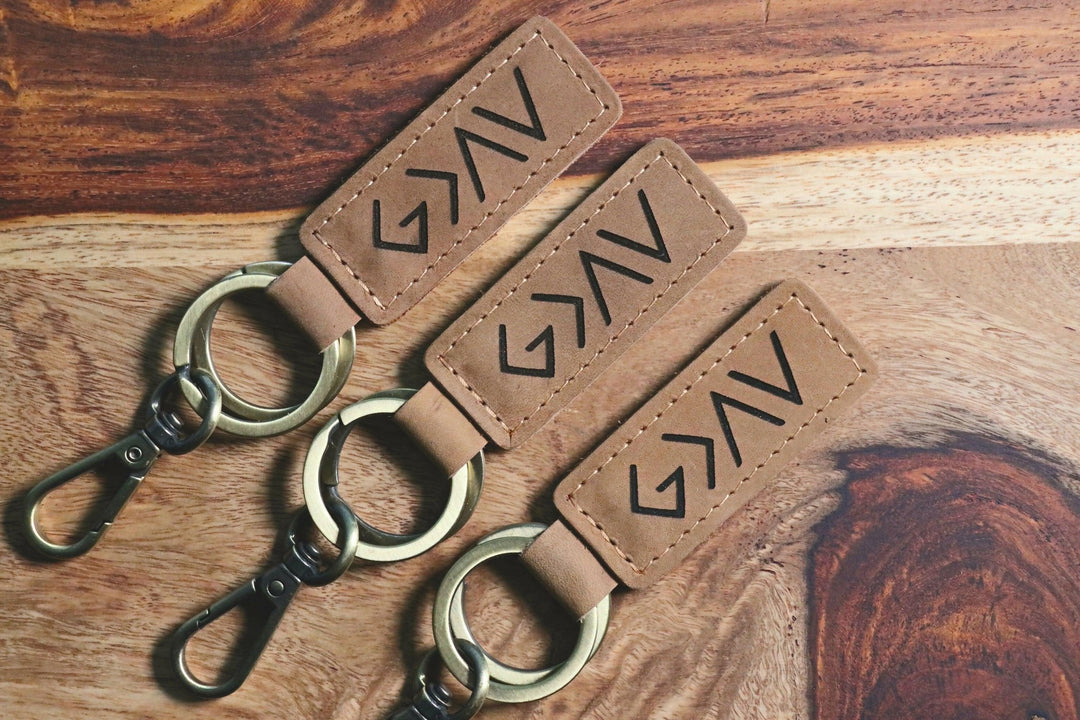 God is Greater Than The Highs and Lows Keychain, Church Friend Gift, Bible Study Friend, Gift, Keychain, Budget, Bulk, Group Gift- on Lucasgift