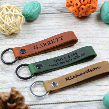 Slim Personalized Coordinates Keychain-Lucasgift