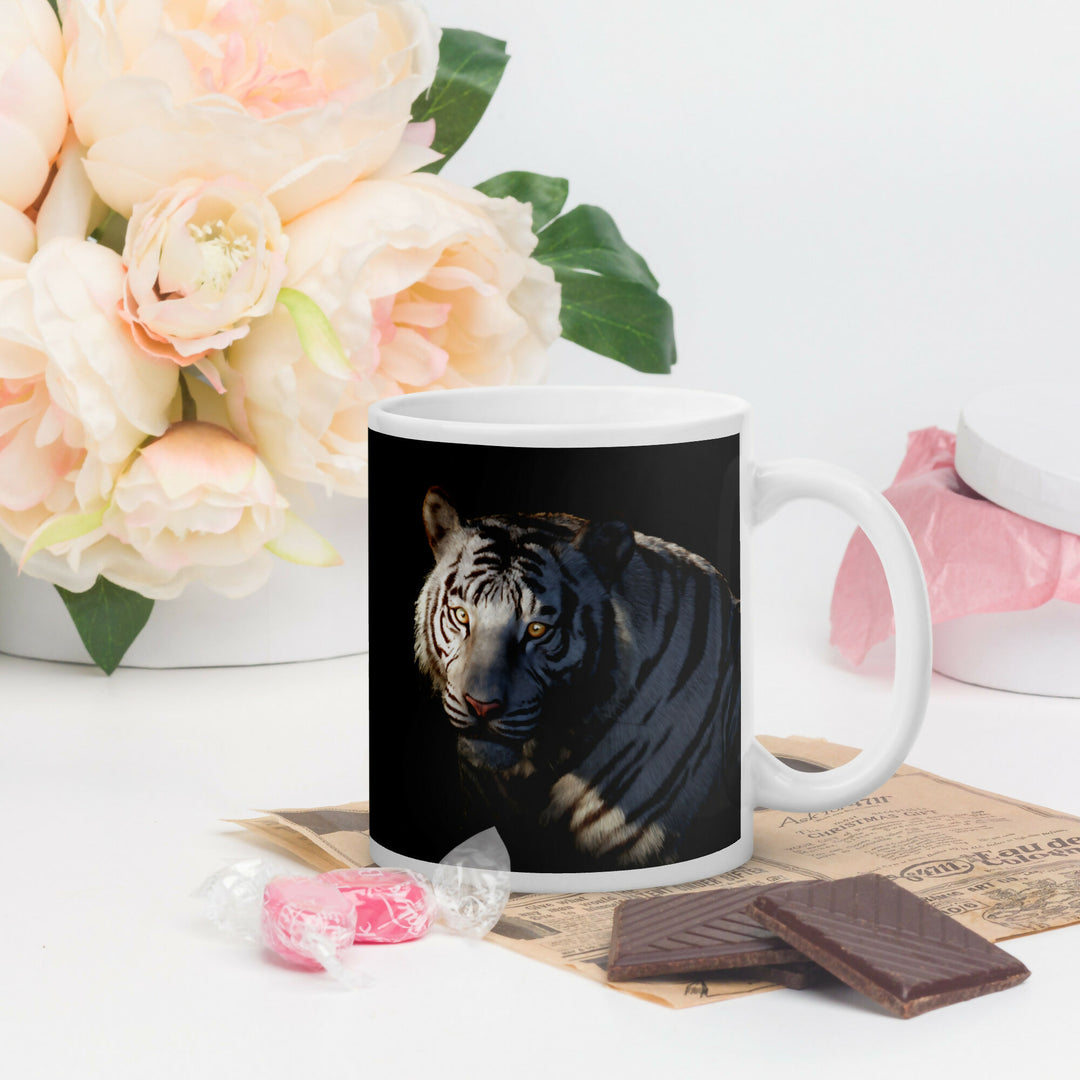 The Gentle Spirit Of The White Tiger — 11 Oz Wildlife Mug- on Lucasgift