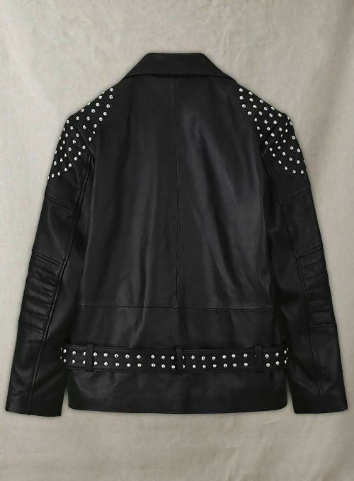 Men's Studded Leather Biker Jacket – Premium Genuine Motorcycle Leather Jacket