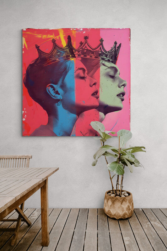 Canvas Wrap Girl with a crown- on Lucasgift