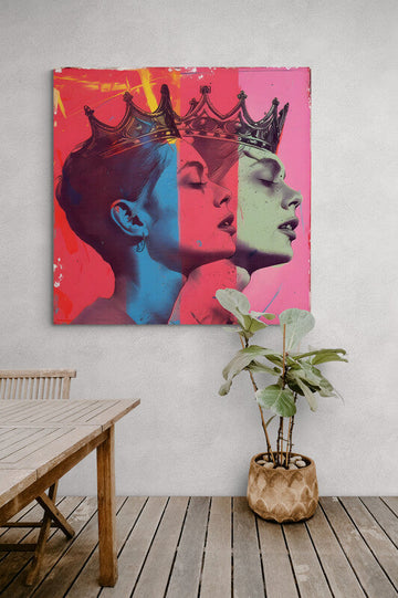 Canvas Wrap Girl with a crown- on Lucasgift