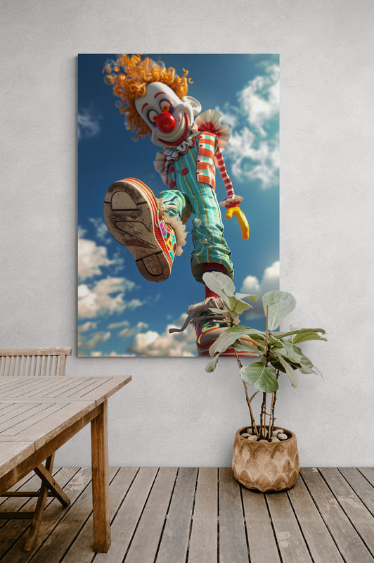 Metal Print Big foot life- on Lucasgift