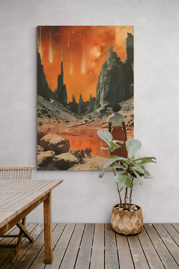 Canvas Wrap Housewive in Space- on Lucasgift
