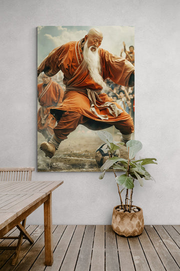 Giclee Art Print Soccer- on Lucasgift