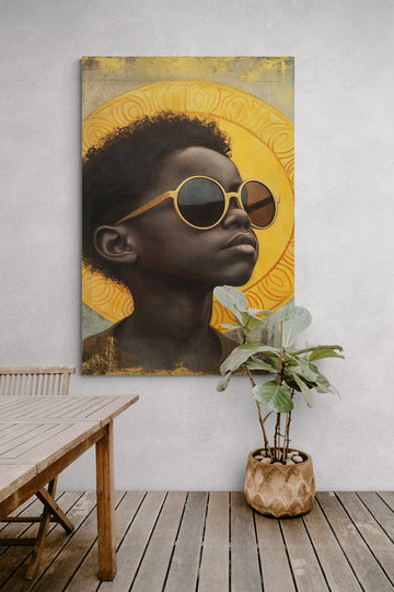 Metal Print If the sun could reflect the future- on Lucasgift
