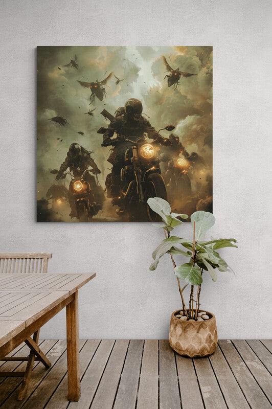 Canvas Wrap Bikers- on Lucasgift