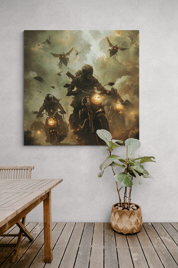 Canvas Wrap Bikers- on Lucasgift