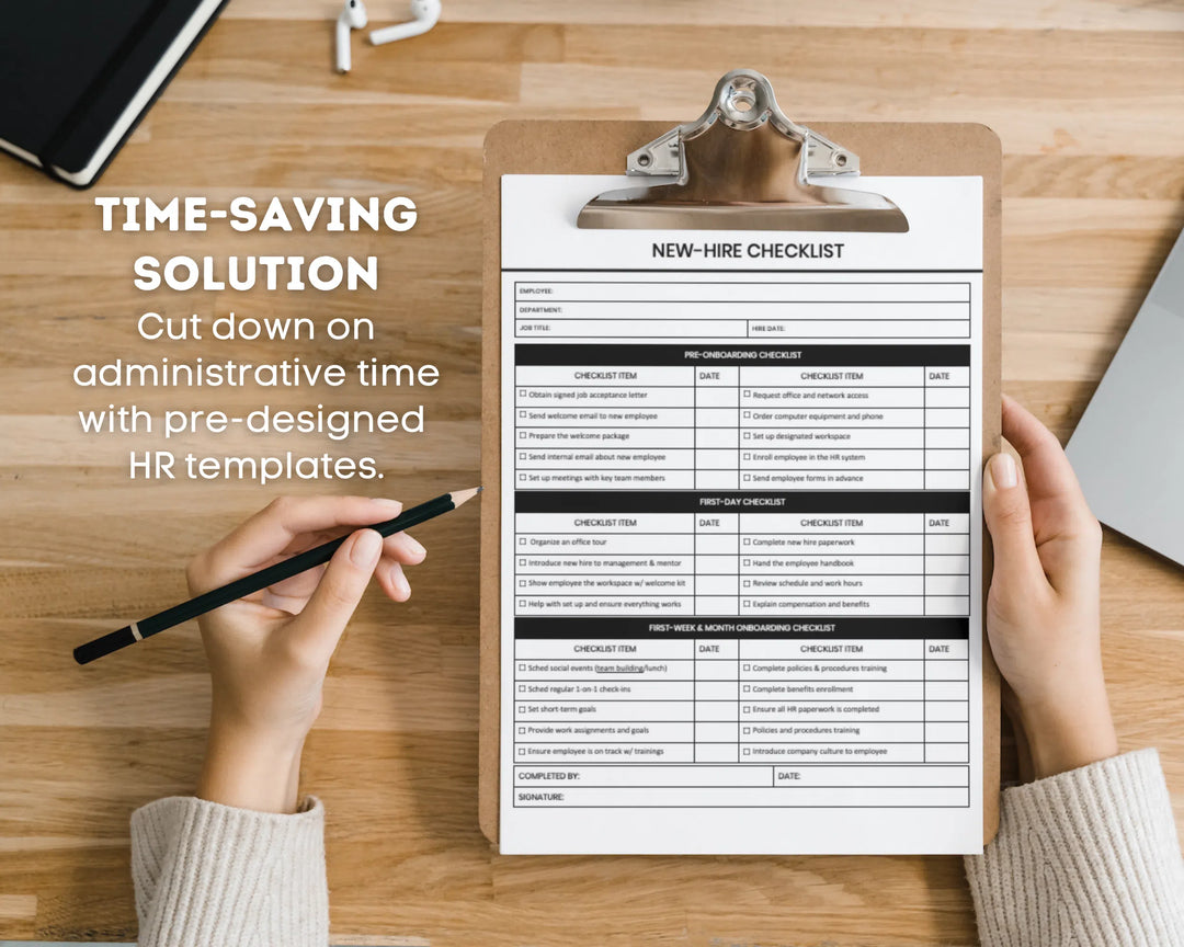 Human Resources Templates HR Forms Employee Onboarding Template HR Documents Employee Handbook New Employee Training HR Dashboard Basic- on Lucasgift
