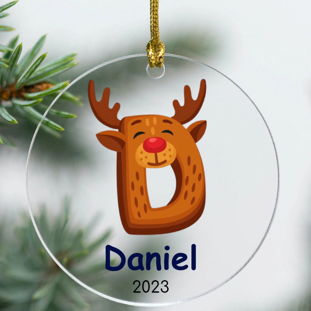 Personalized Christmas Letter Ornaments - Acrylic-Lucasgift