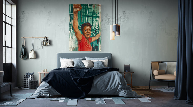Metal Print Keep fightin`- on Lucasgift