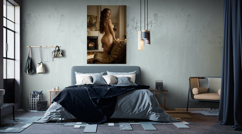 Metal Print The Muse- on Lucasgift