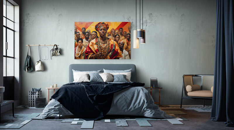 Metal Print Black Heritage- on Lucasgift