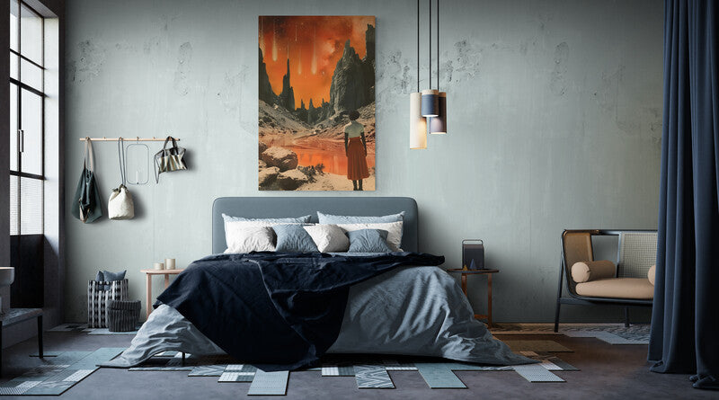 Canvas Wrap Housewive in Space- on Lucasgift