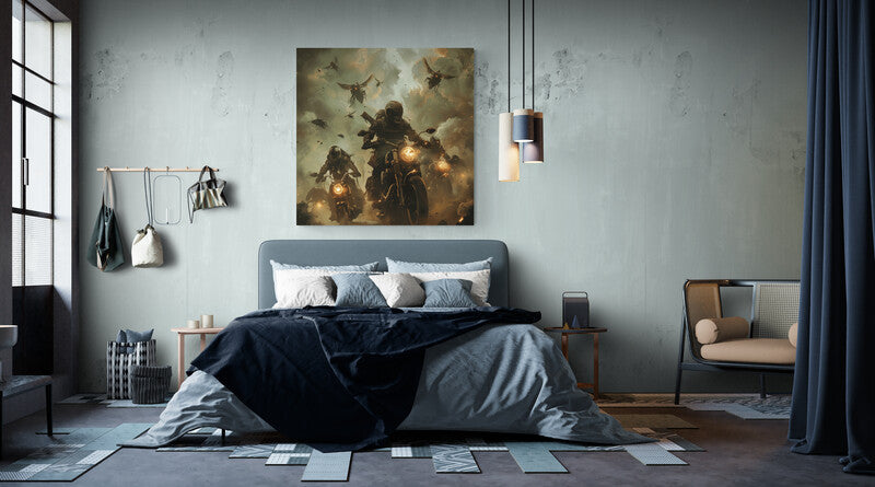 Canvas Wrap Bikers- on Lucasgift