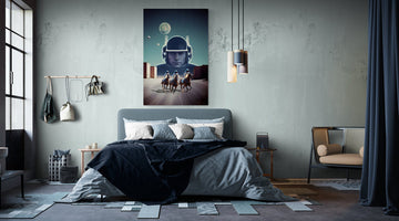 Metal Print Space Riders- on Lucasgift
