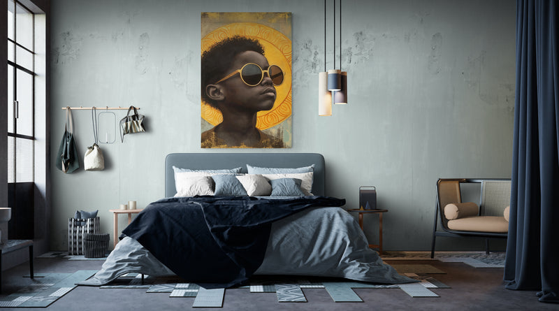 Metal Print If the sun could reflect the future- on Lucasgift