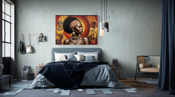 Metal Print Black Queen- on Lucasgift