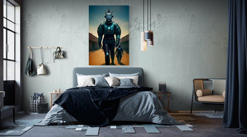 Metal Print Everything in walking distance- on Lucasgift
