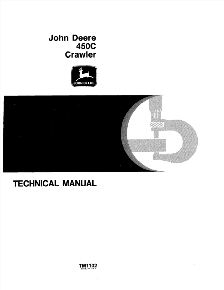 John Deere 450C Crawler Technical Service Manual JD450C TM1102- on Lucasgift