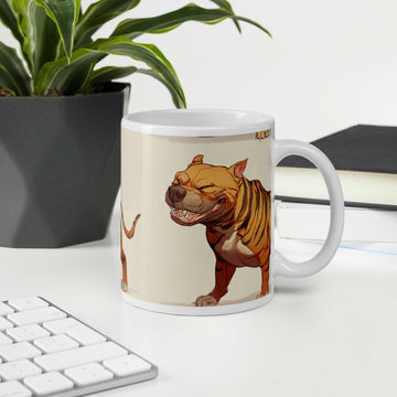 The Striped Guardian – A Mug of Strength, Loyalty, and Heart