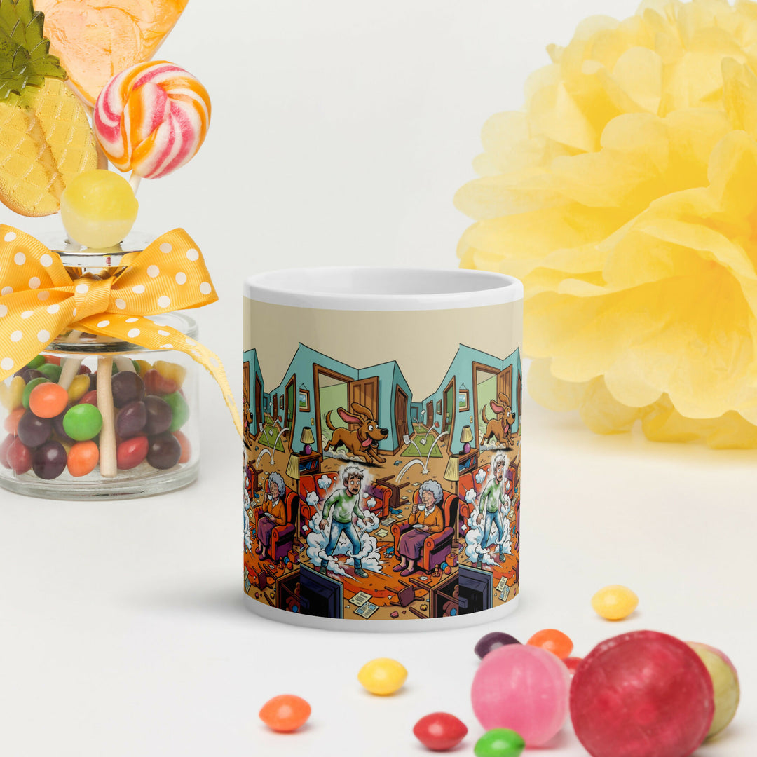 Grandma’s Calm in the Chaos – A Mug Full of Family Laughter