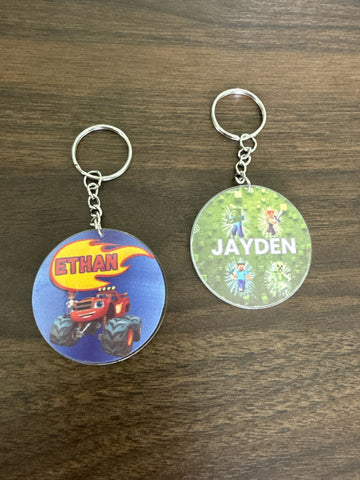 Custom Name Keychain