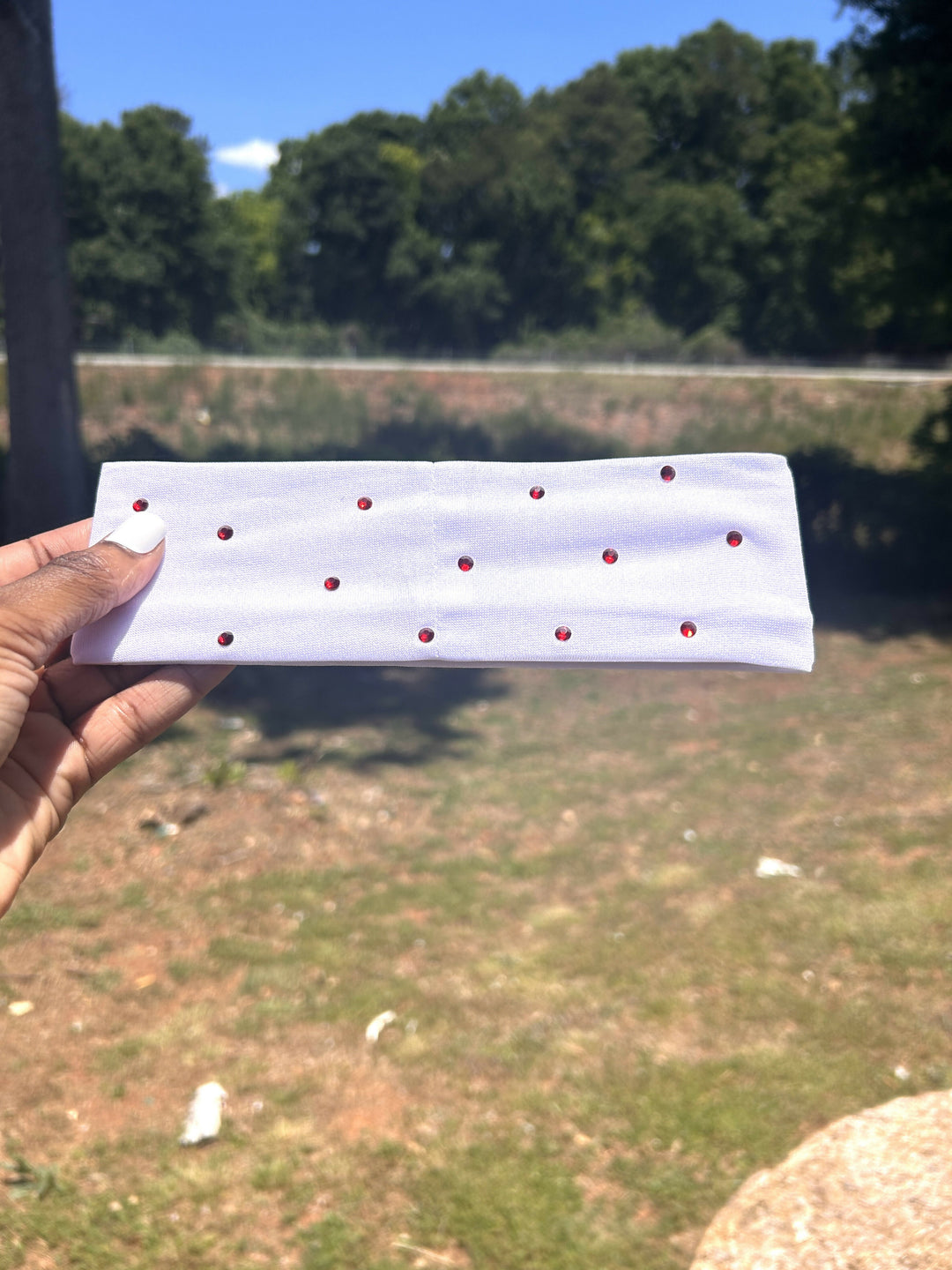 Red Rhinestone Headbands- on Lucasgift