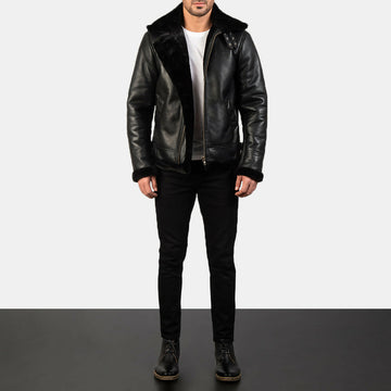 Men's Bomber Leather Jacket – Premium Genuine Leather Flight Jacket
