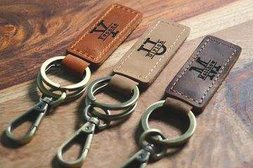 Personalized Leather Keychain. Custom Leather Keychain. Monogrammed Leather Key fob Leather Key Fob, Keychain, Monogrammed Keychain, Personalized Key Fob, Custom Key- on Lucasgift