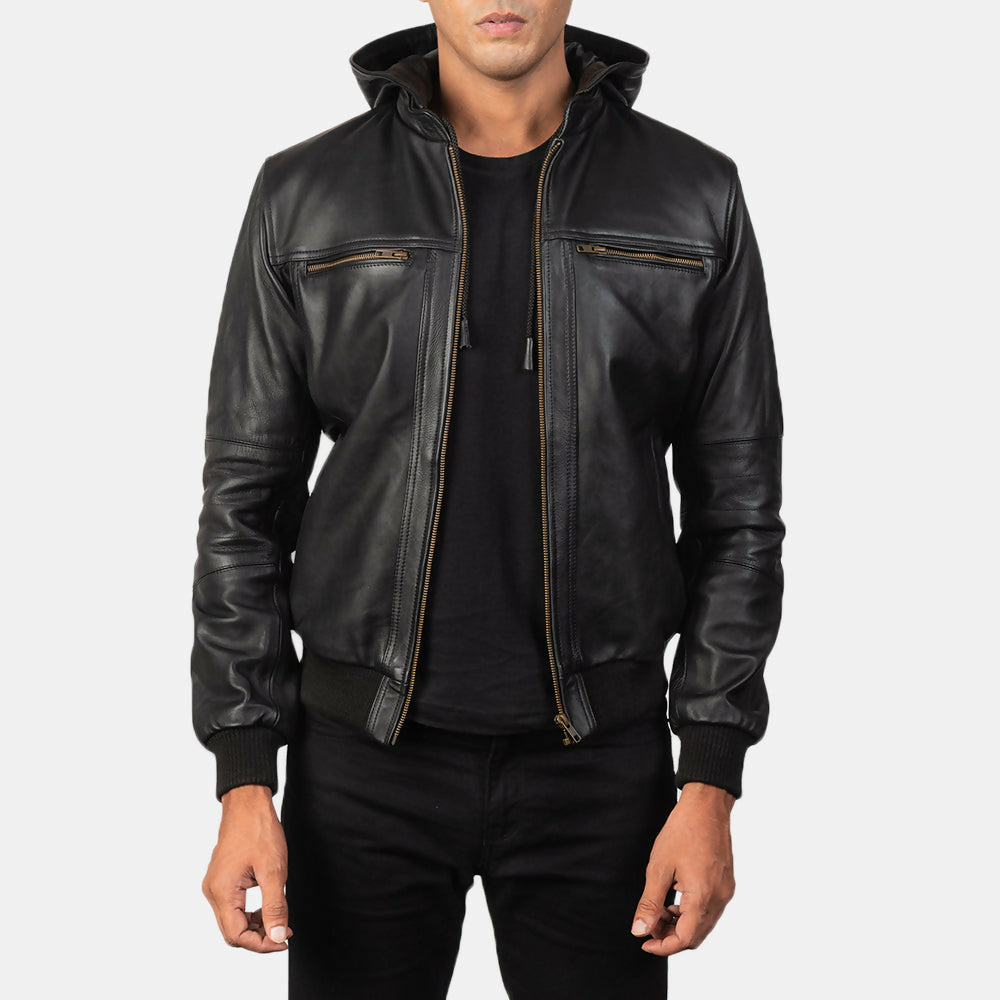 Handmade Leather Bomber Jacket for Men | Premium Genuine Leather Vintage Style Jacket