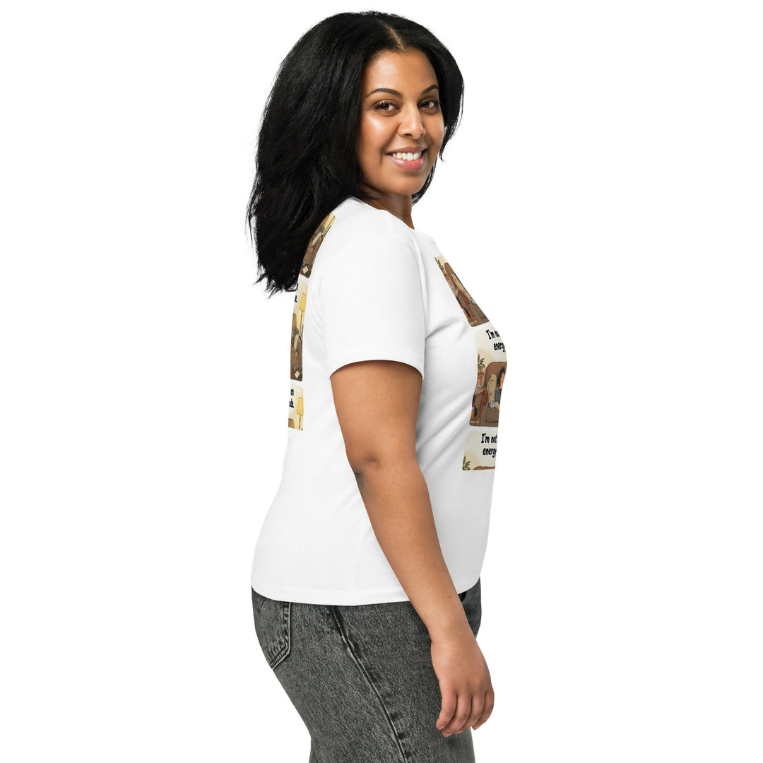 Energy-Saving Mode High-Waisted Tee- on Lucasgift