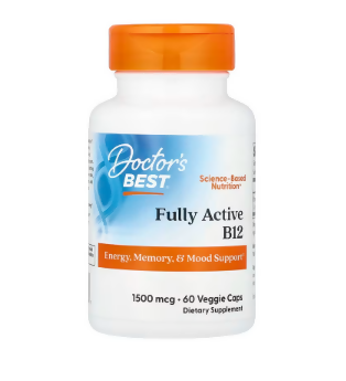 Fully Active B12, 1,500 mcg, 60 Veggie Caps- on Lucasgift