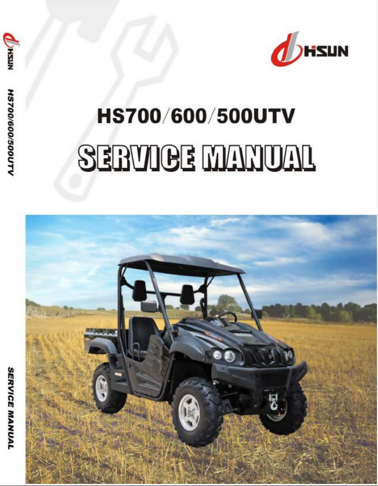 Hisun HS700 600 500UTV Service Repair Manual