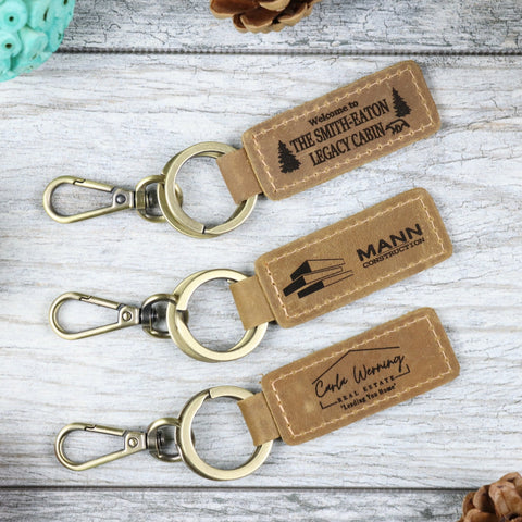 Instantly Unique Gifts Business Logo Promotional Wristlet - Personalized Keychain - Bulk Discounts Available