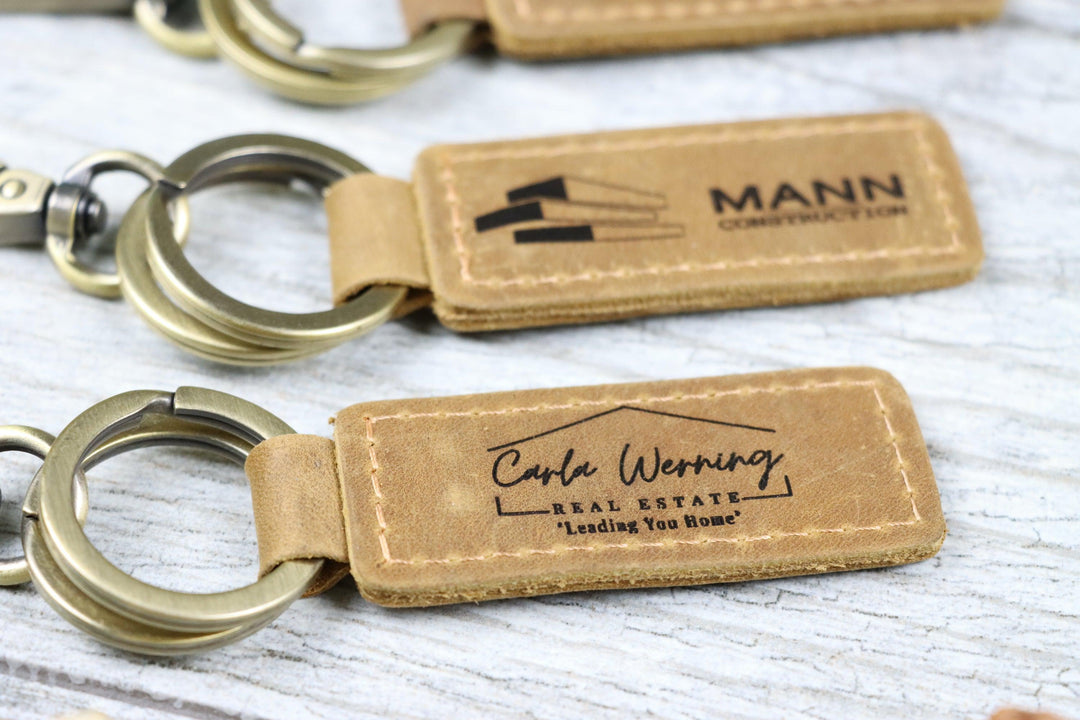  Blank Leather Keychains For Engraving