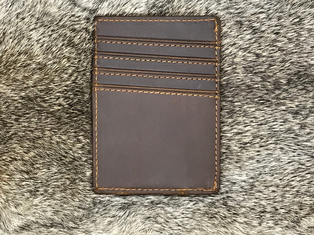 Leather Card Holder Wallet-Lucasgift